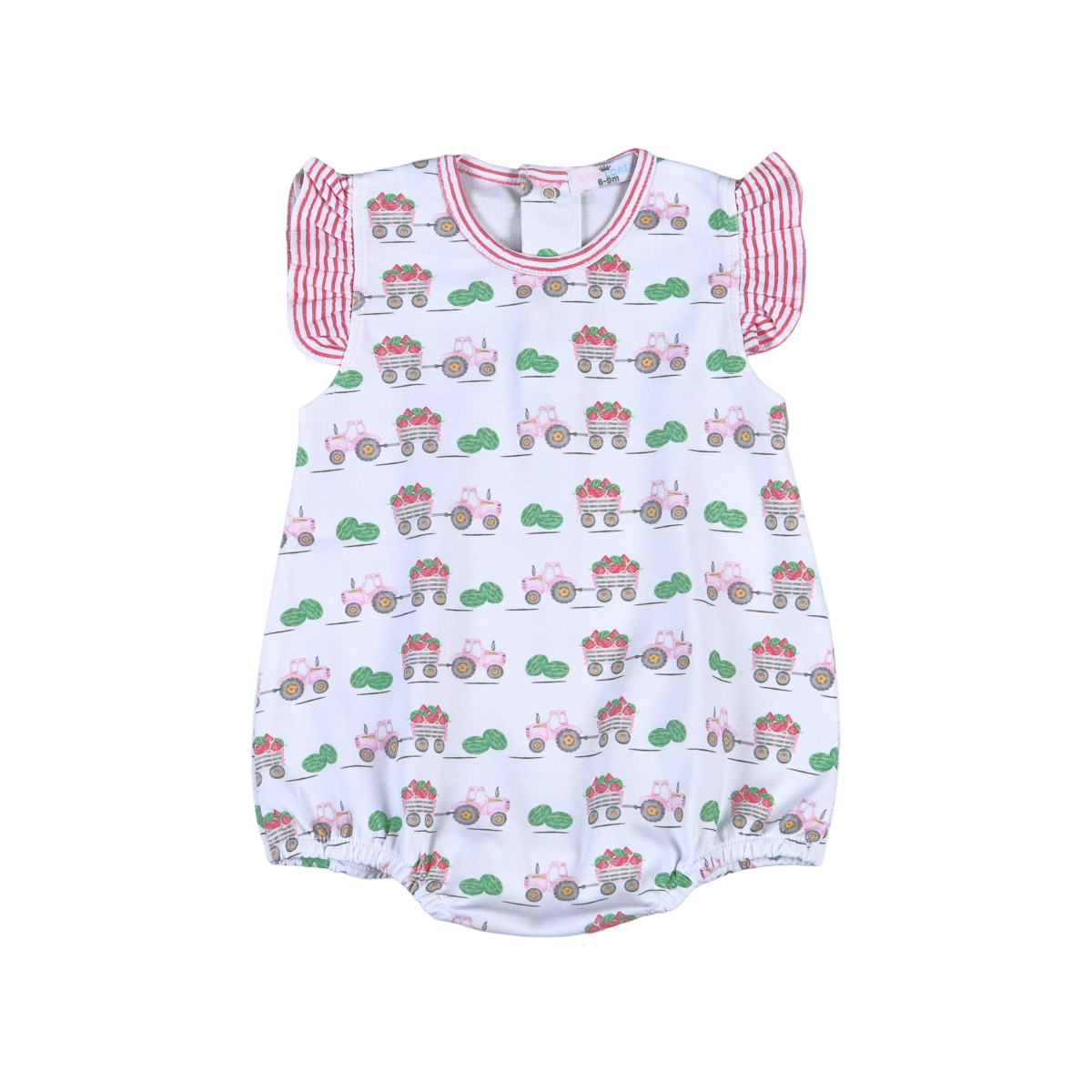 Baby Loren Tractors and Melons Bubble - Girls