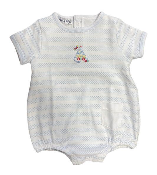 Vintage Sailboat Emb S/S Bubble