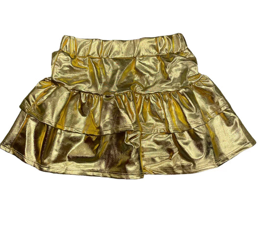 Gold Metallic Skirt