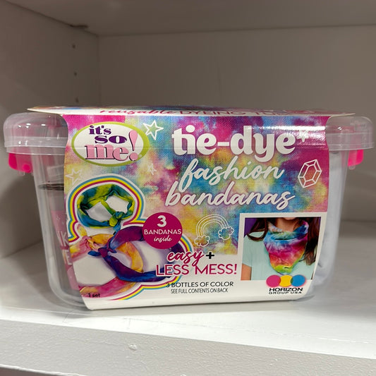 REUSABLE DYEING TUB TIE DYE BANDANA KIT