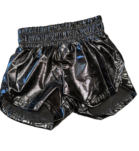 BC Black Metallic Shorts