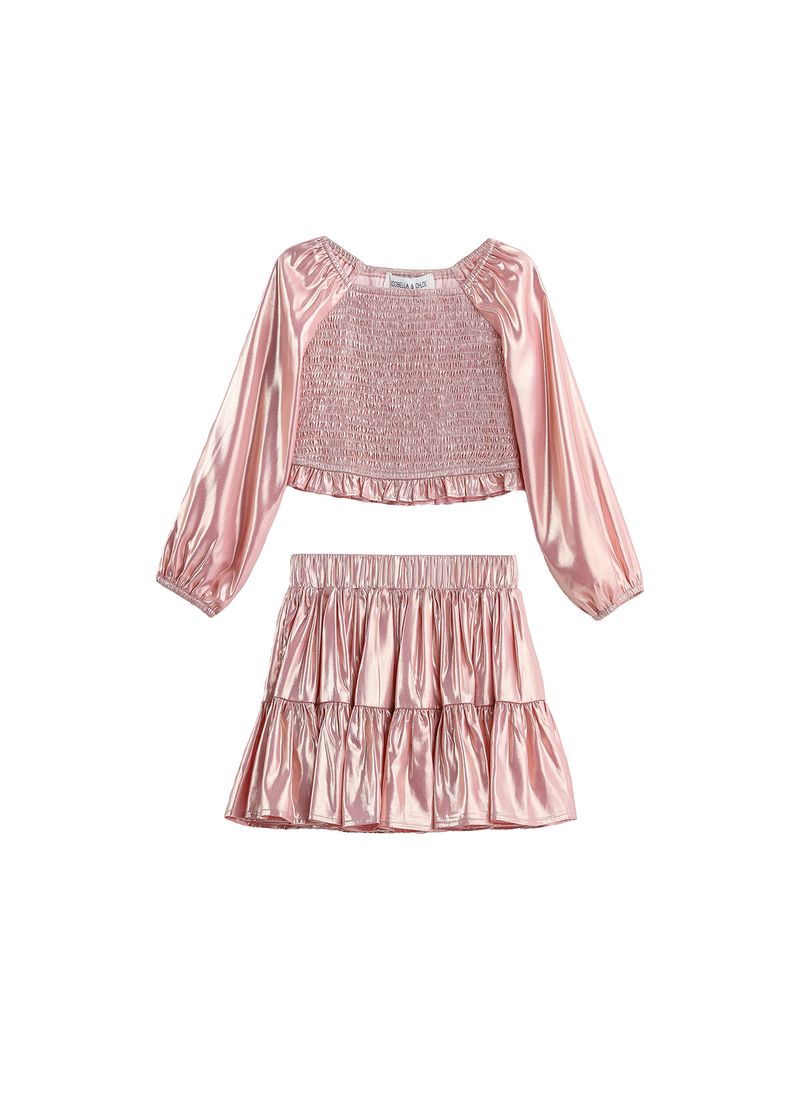 Isobella & Chloe Rosy Glow Two Piece Set