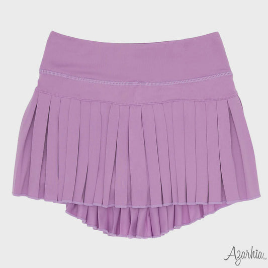 Azarhia  Mini Pleated Skort - Lavender