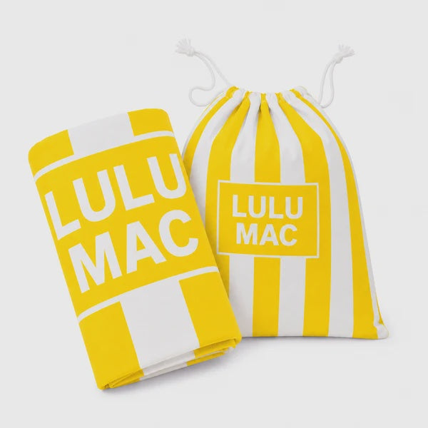 Lulu Mac Beach Towel - Yellow