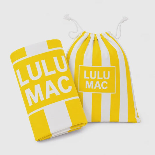 Lulu Mac Beach Towel - Yellow