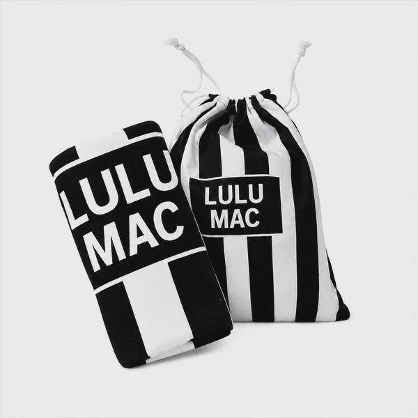 Lulu Mac Beach Towel - Black