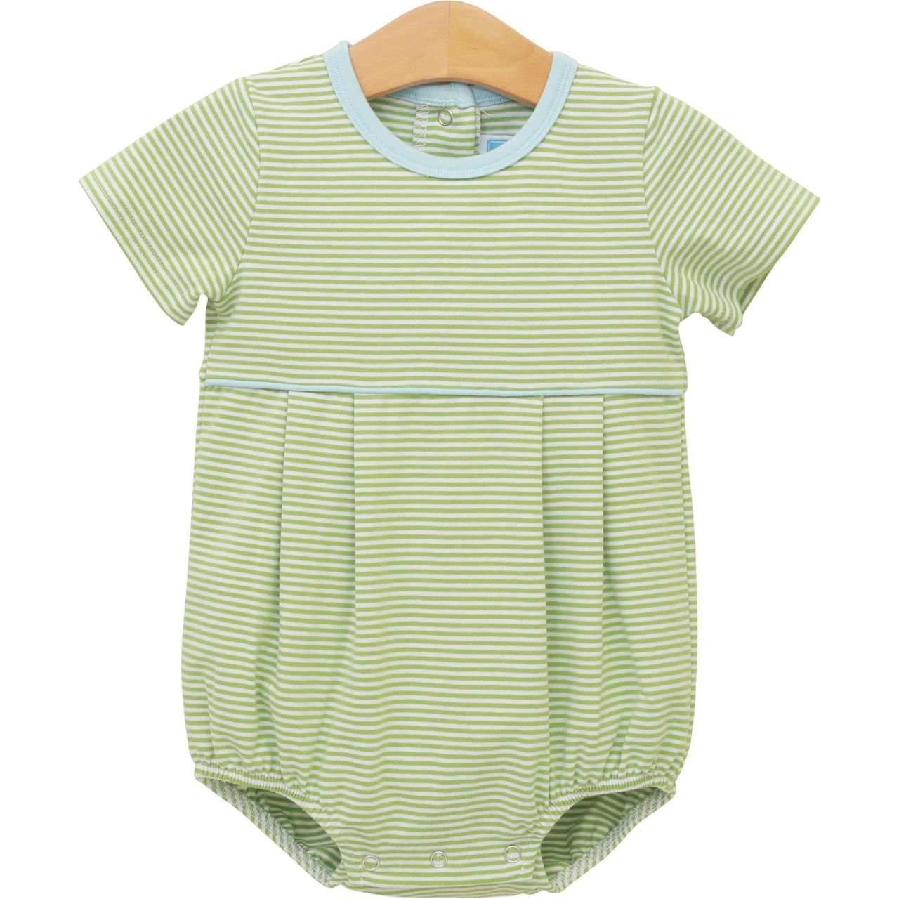 Trotter Street Kids Bentley Bubble Green Stripe/Lt Blue