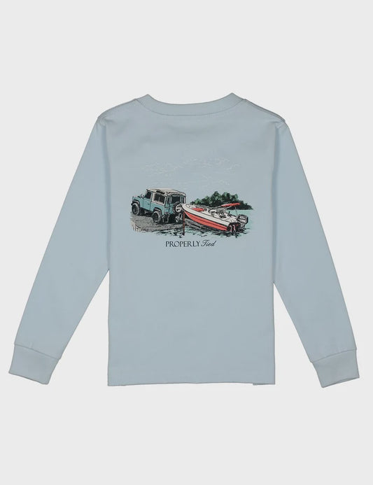 Properly Tied Launch LS - Periwinkle
