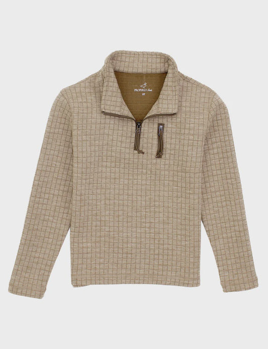 Properly Tied Boys Delta Pullover - White Oak