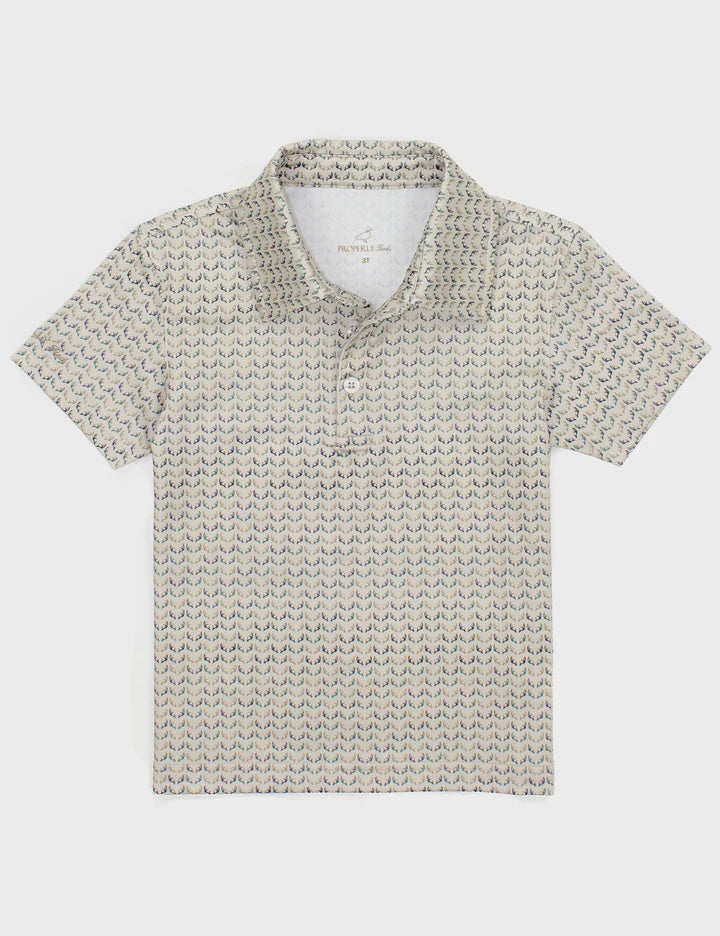 Properly Tied Boys Polo - Antlers