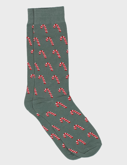 Properly Tied Boys Lucky Duck Sock - Candy Cane