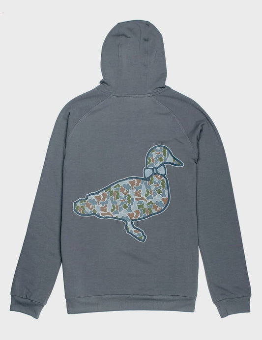 Properly Tied Boys Element Logo Hoodie Terra Camo - Storm