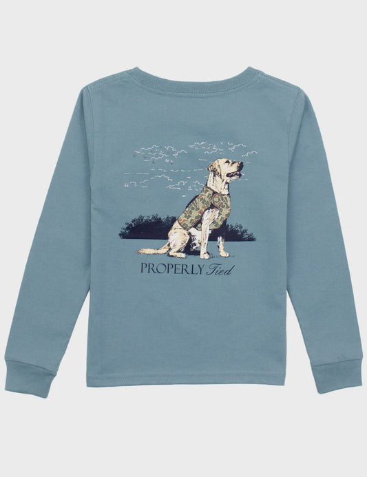 PT Good Boy L/S Steel Blue