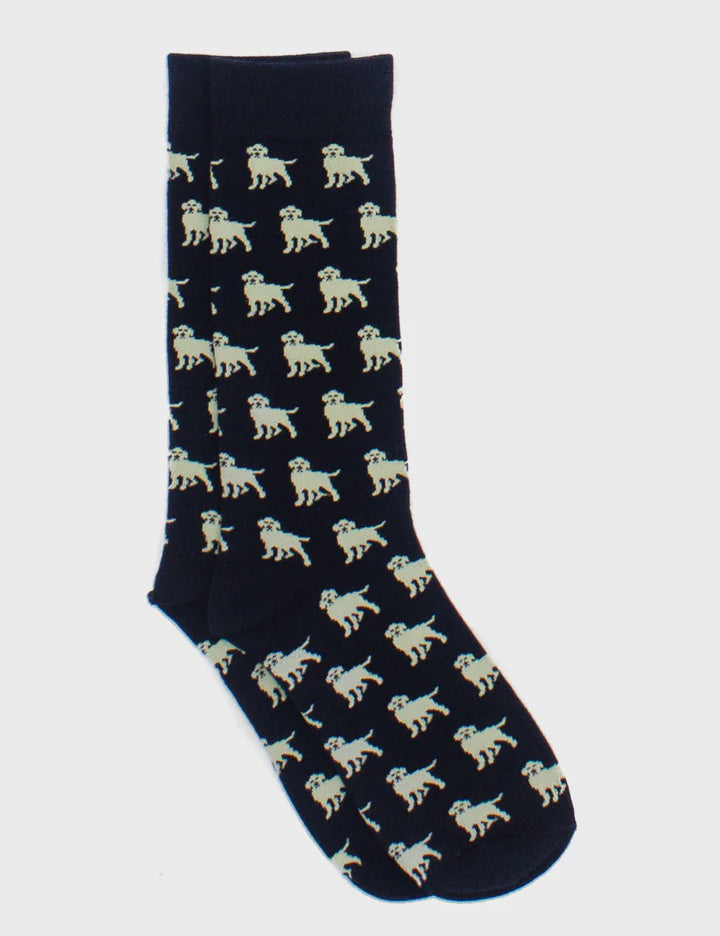 Properly Tied Luck Duck Sock - Golden Retriever