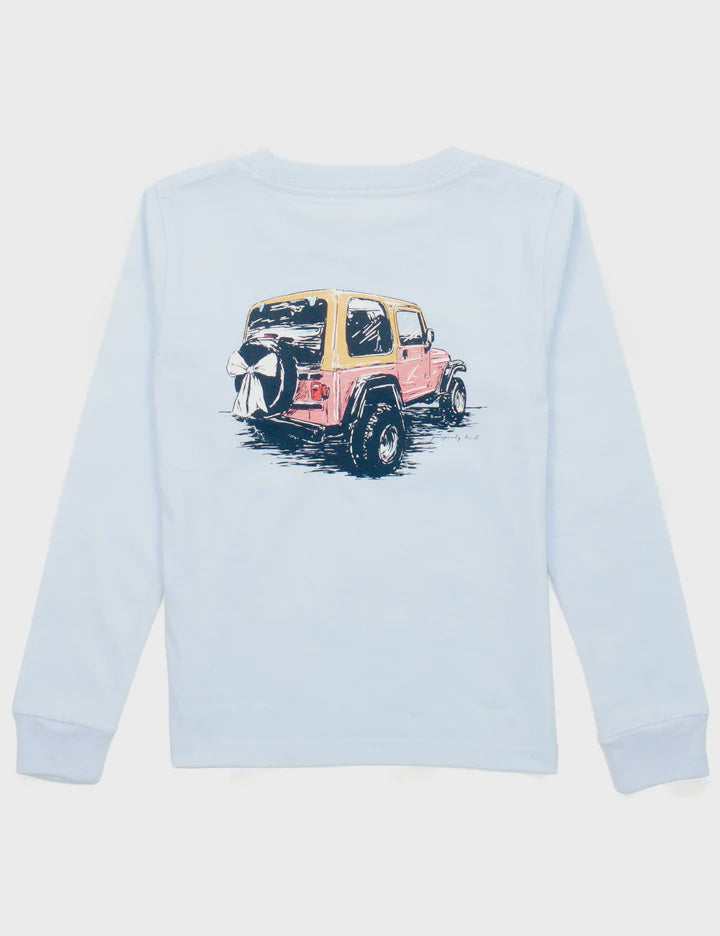 PT Girls Pink Adventure L/S -Periwinkle
