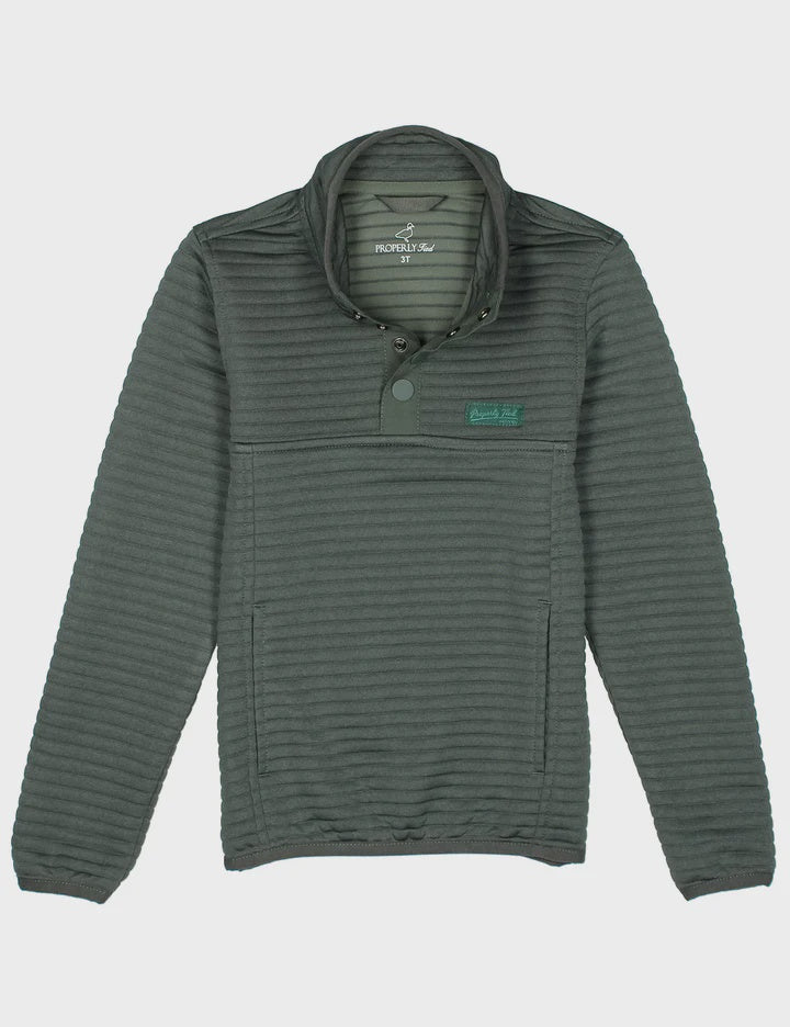 Properly Tied Boys Waypoint Pullover - Cypress