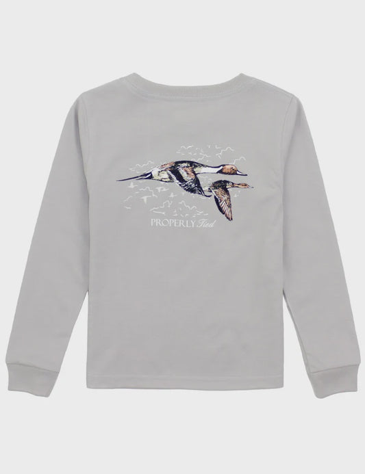 Properly Tied Pintails LS - Ice Grey