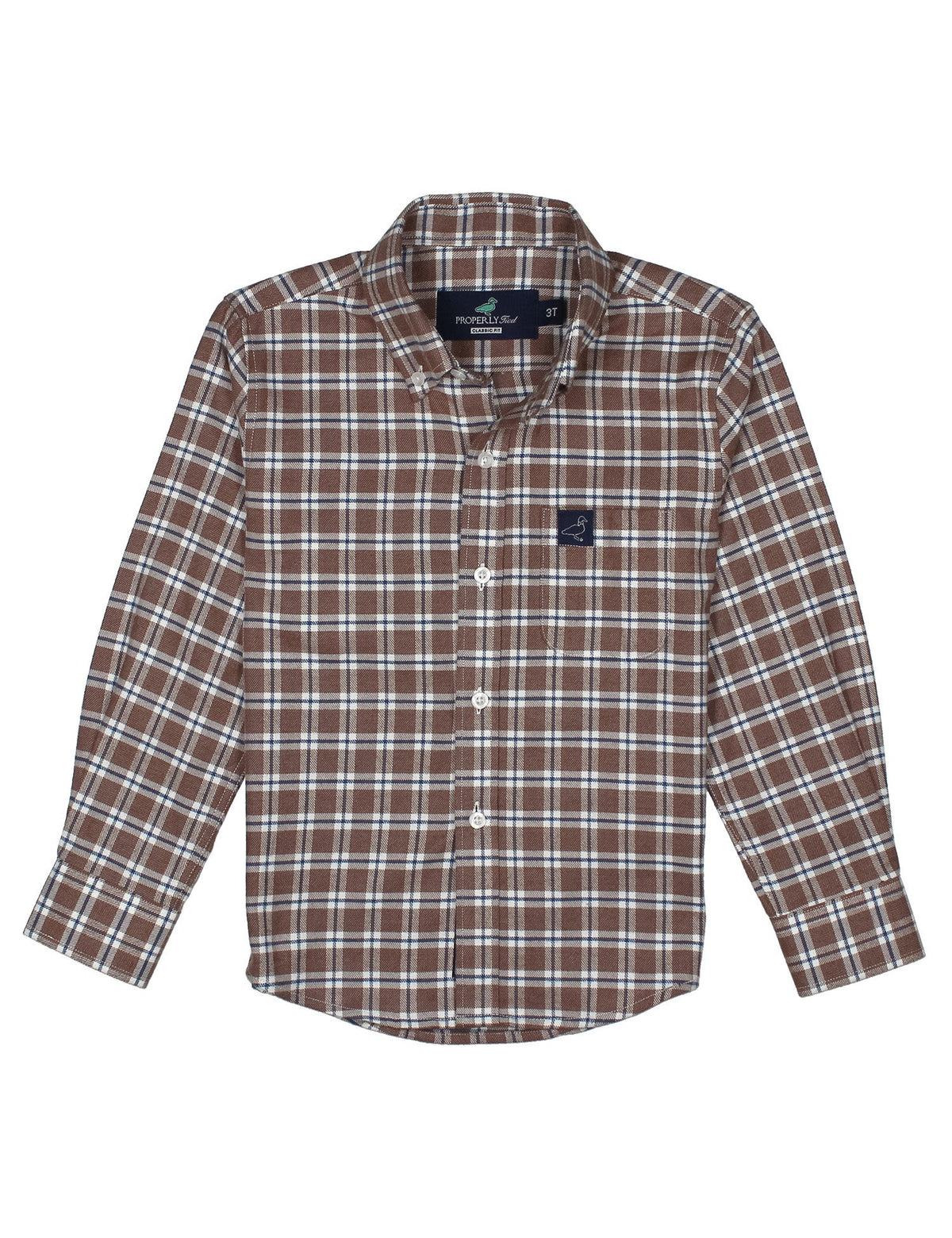 Properly Tied Classic Flannel - Saddle