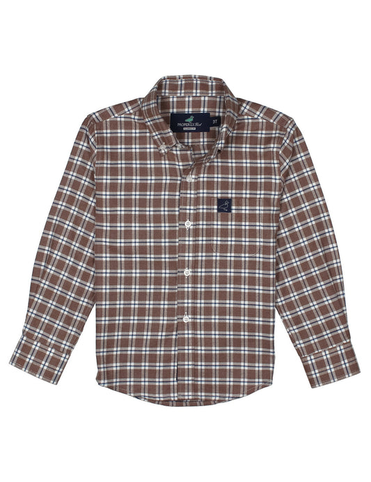 Properly Tied Classic Flannel - Saddle