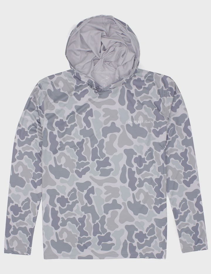 Properly Tied Sportsman Performance Hoodie Polar Camo