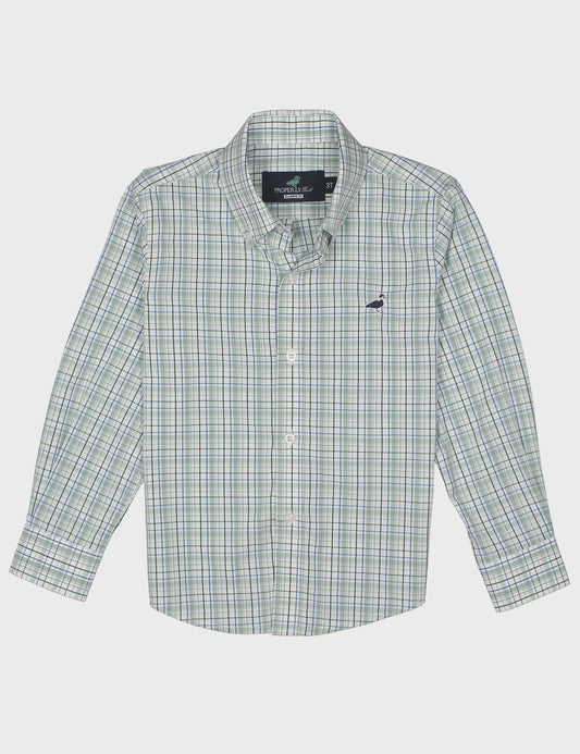 Properly Tied Seasonal Sportshirt -Sage Stream