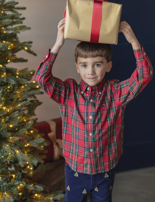 Properly Tied Seasonal Sportshirt - Yuletide