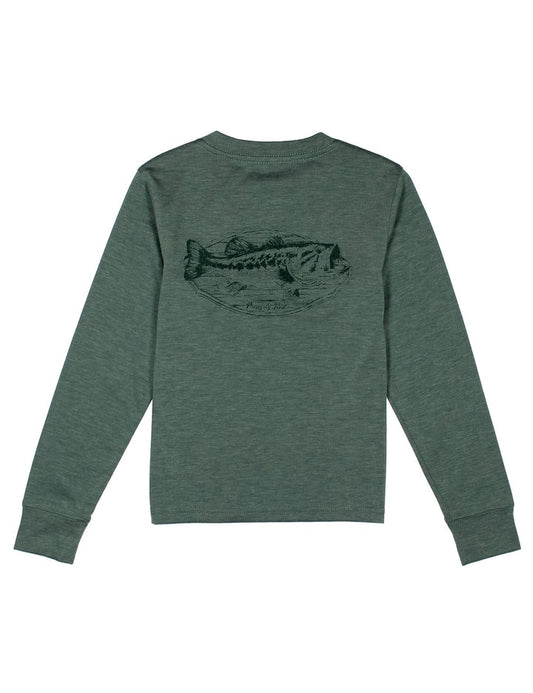 Properly Tied Portland Pocket Tee LS Bass Mount - Forest