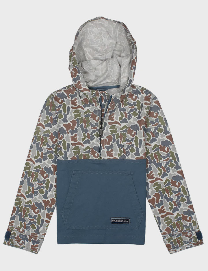 Properly Tied Boys Ridge Anorak - Terra Camo