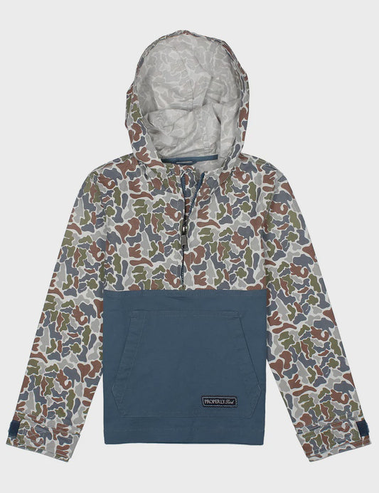 Properly Tied Boys Ridge Anorak - Terra Camo