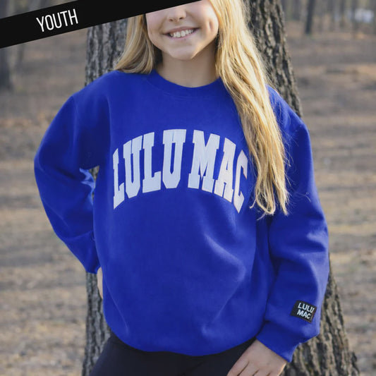 Lulu Mac Stitch Sweatshirt - Royal