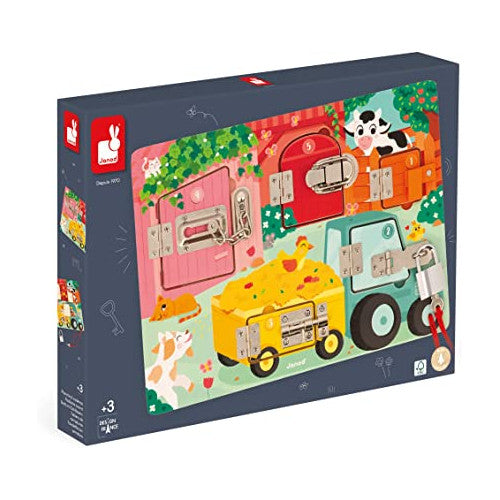 Enchanted Moments Padlocks Board - The Farm