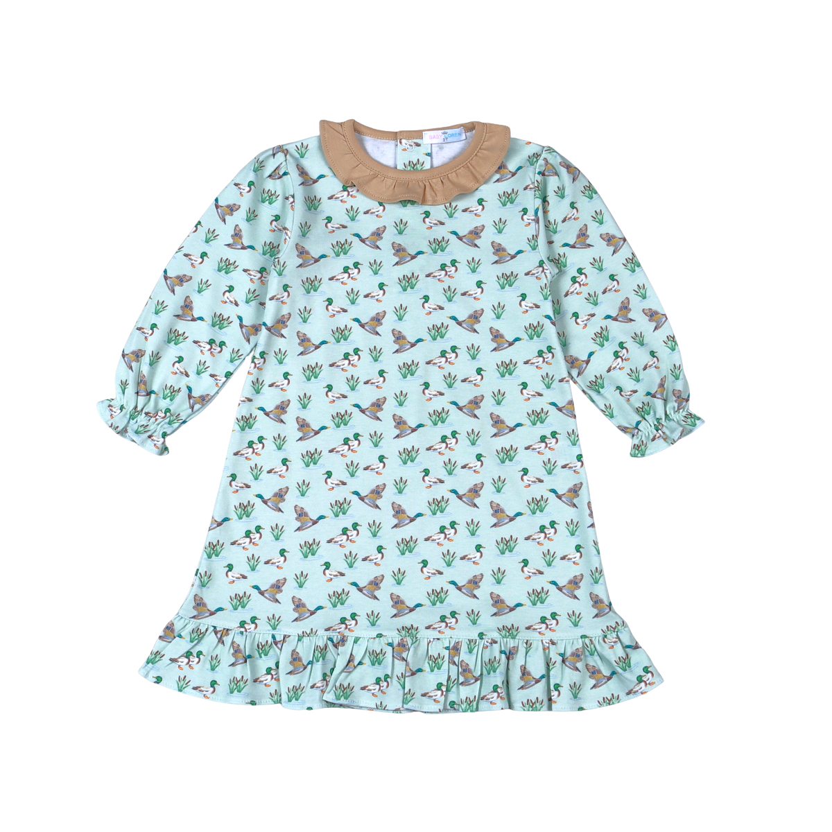 Baby Loren Mallard Ducks Pima Dress