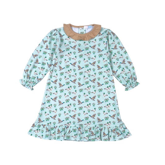 Baby Loren Mallard Ducks Pima Dress