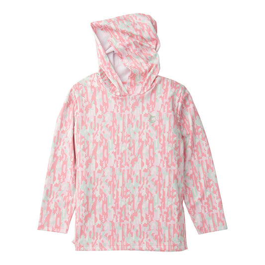 Prodoh Pro Performance Hoodie Tee -Geranium Pink Camo