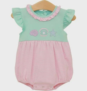 Trotter Street Kids Under the Sea Ruffle Bubble - Girls