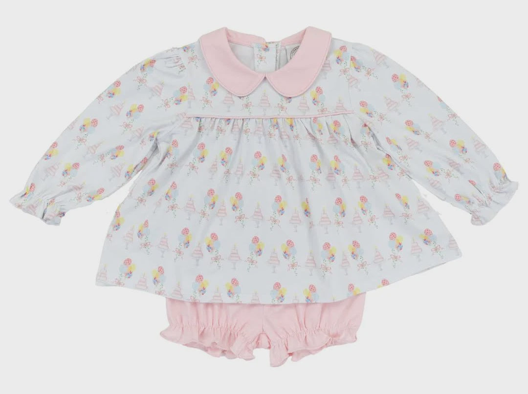 Cypress Row Birthday Girls Bubble Short Set