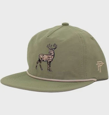 PT Adult  Rope Hat Whitetail Green