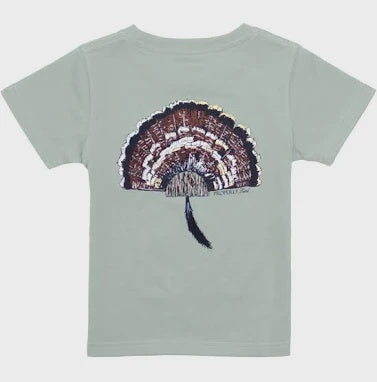 Properly Tied Turkey Mount Tee Grey