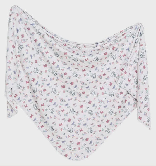 Copper Pearl Minnie Mouse's Bowquet  Swaddle