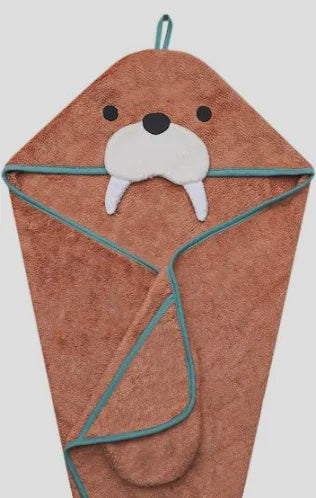 Copper Pearl Wally Character Hooded Towel