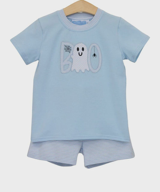 Trotter Street Kids Boo Short Set - Boys