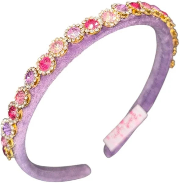 Bari Lynn Assortment of Thin Velvet Jewel Headbands