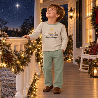 Three Sister Away in a Manger Boys Pant Set