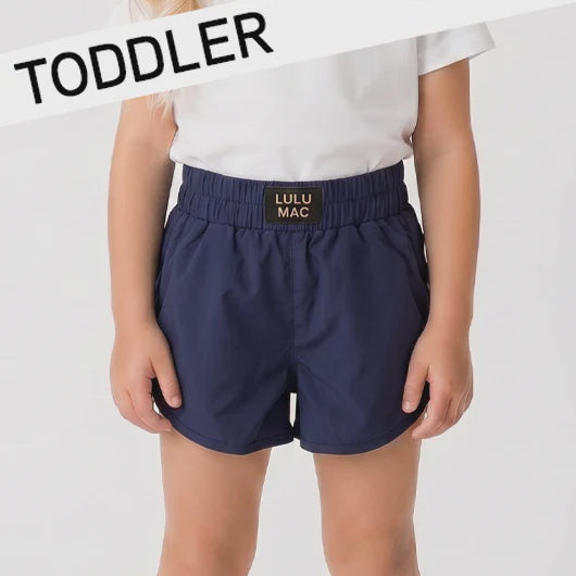 Lulu Mac Toddler Shorts - Navy