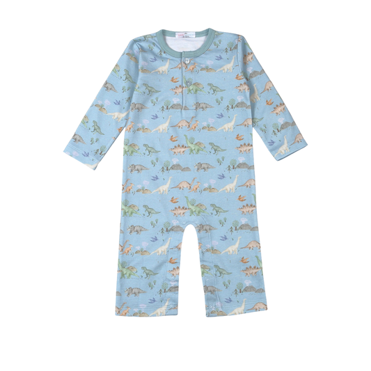Baby Loren Dino Friends Pima Romper