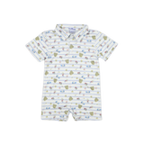 Blue Quail 7th Inning Stretch Polo SS Romper