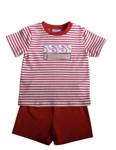 Three Sisters Play Ball Boys Short Set