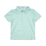 Blue Quail Sherbet Stripe Polo SS Shirt
