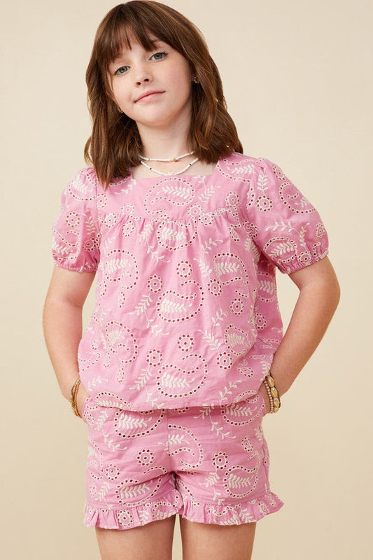 Hayden Girl Pink Botanical Set