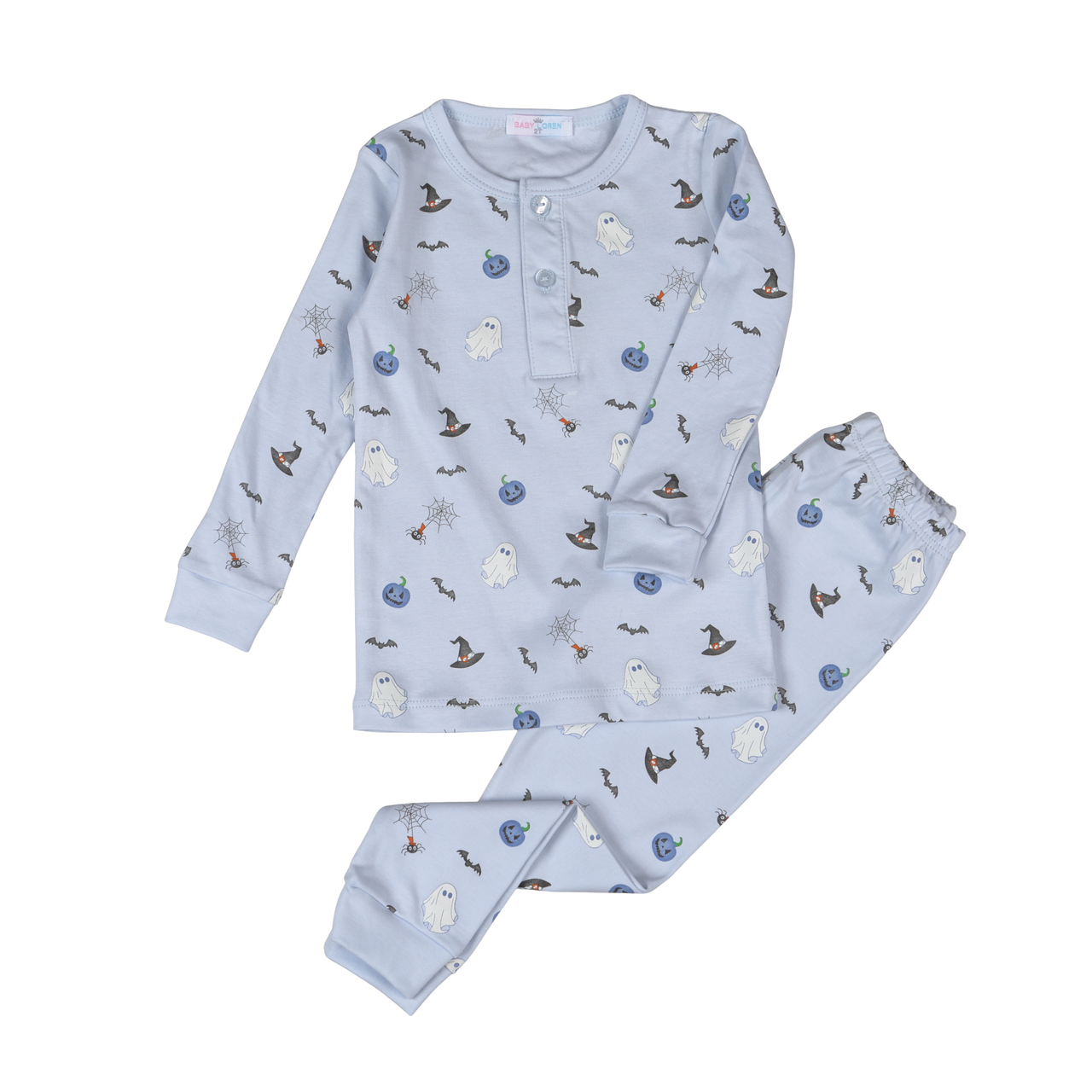 Baby Loren Spookie Time Pima Two Pc Loungewear  - Boys